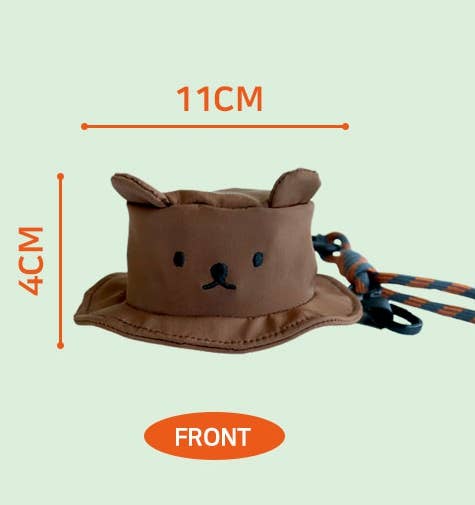 NEW! Miffy Face Hat Pouch Key Bag Holder Charm