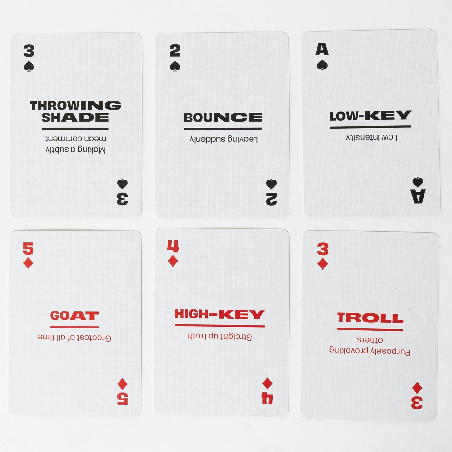 Millennial Slang Playing Cards