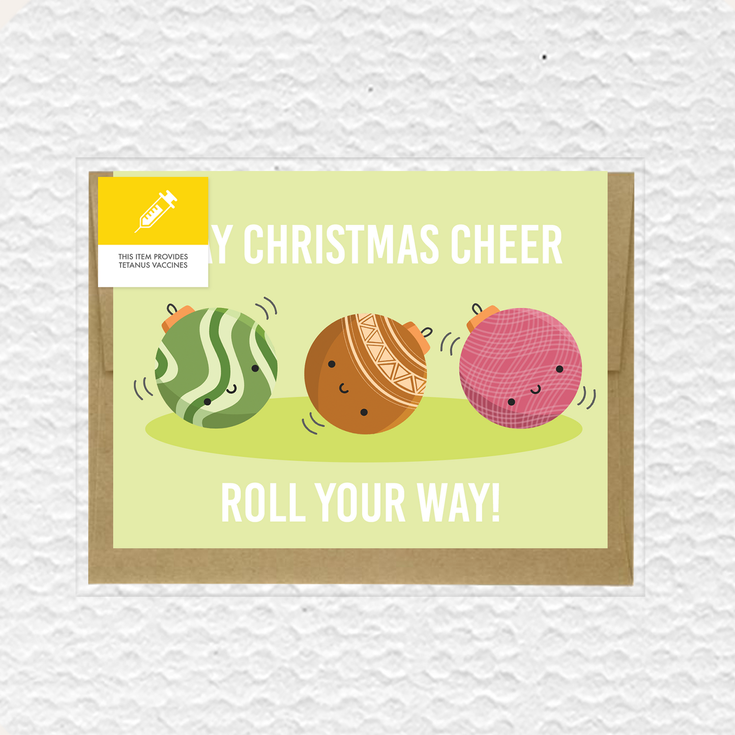 Christmas Cheer Roll Ornament Card
