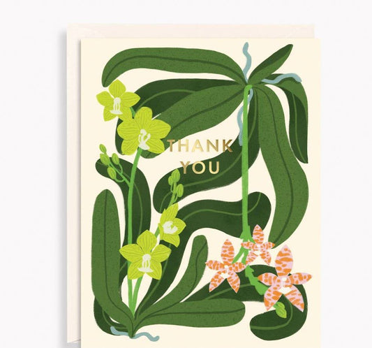 Orchids Thank You Card Set