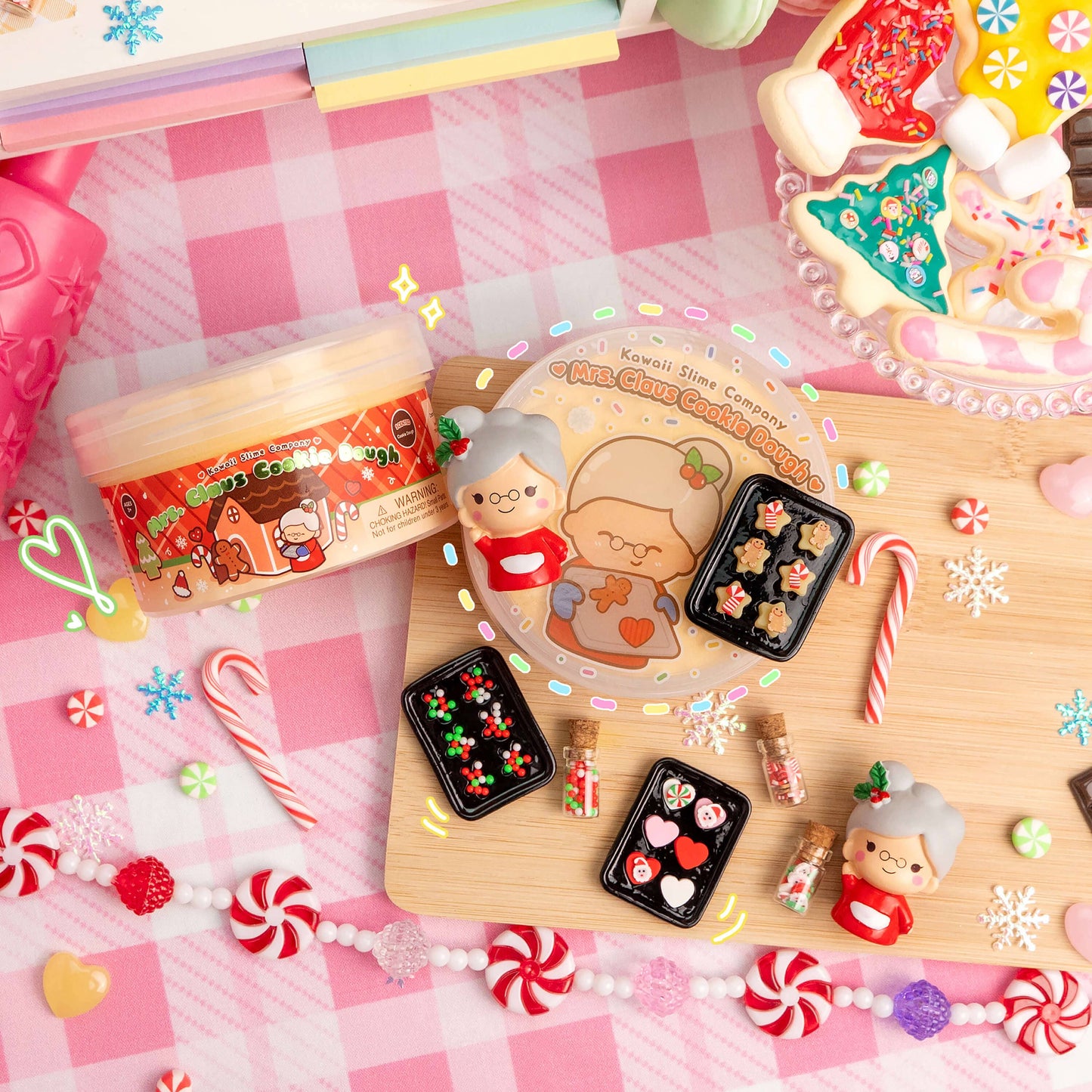 Mrs. Claus' Cookie Dough Clay-Dough Slime