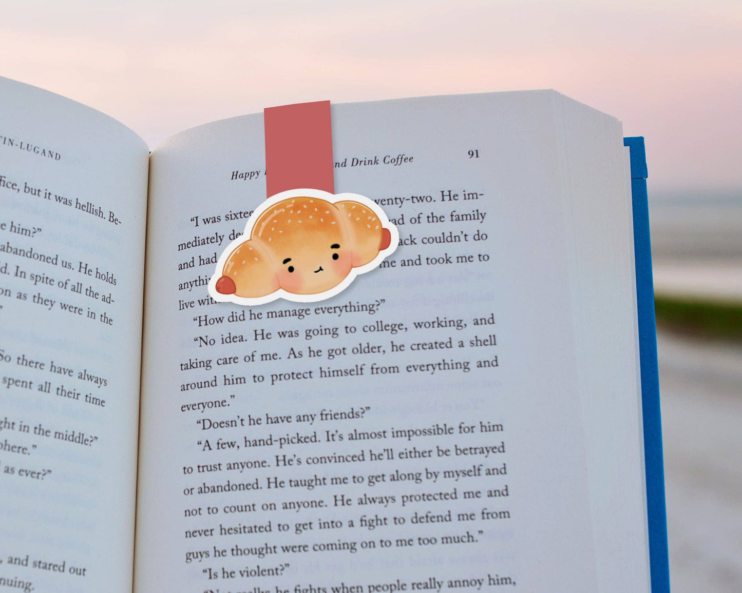Sausage Bun Magnetic Bookmark