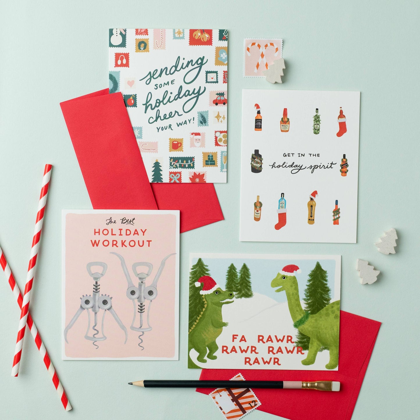 Holiday Spirits Card | Season's Greeting Card