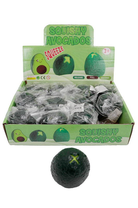 Avocado Water Beads Filled Stretch Pull Squishy Toy