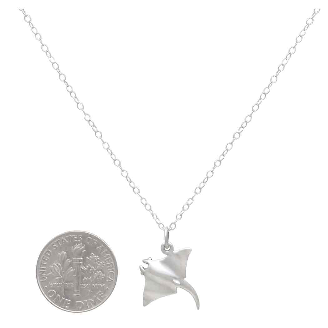 Sterling Silver Stingray Necklace