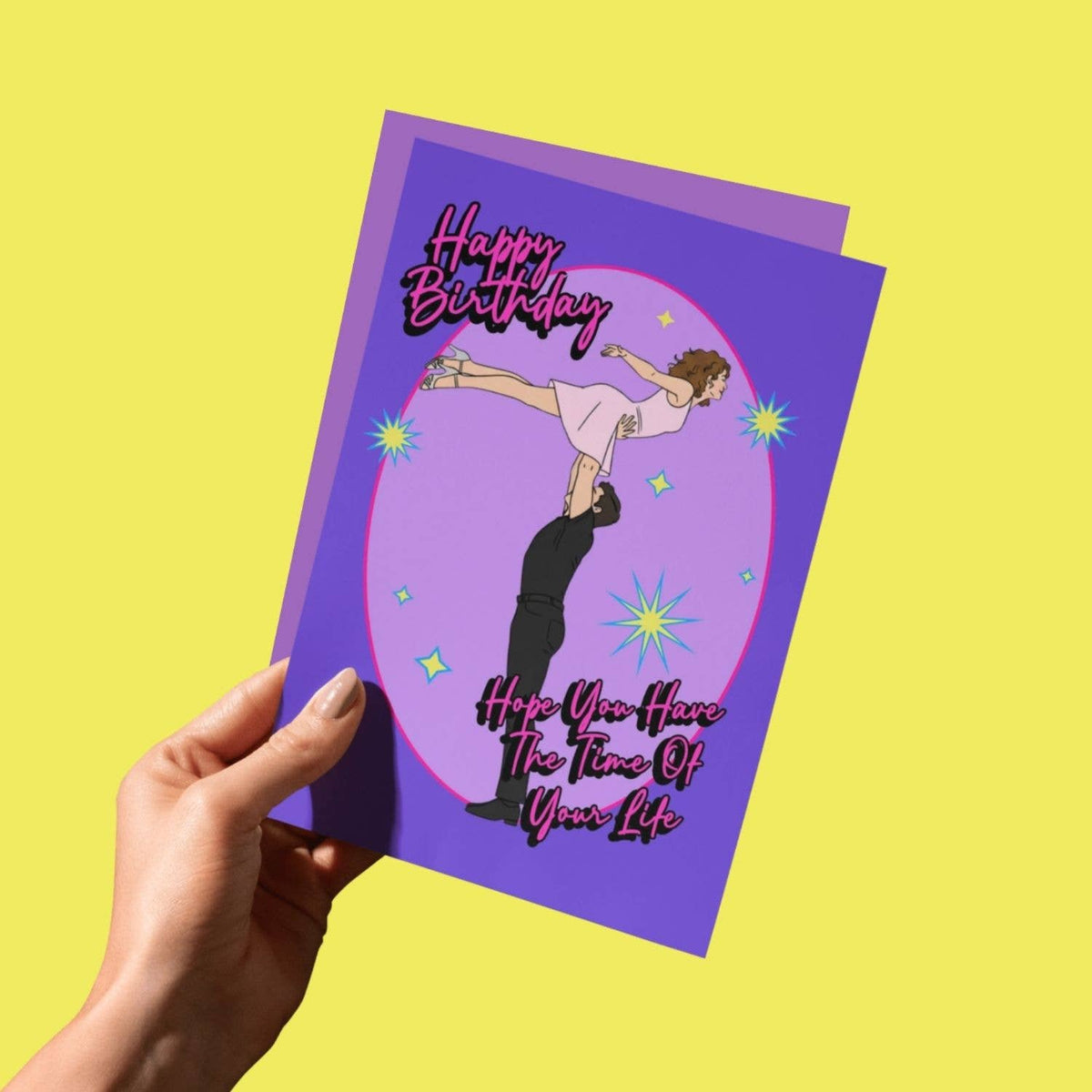 Time Of Your Life Dancing Movie Funny Happy Birthday Card