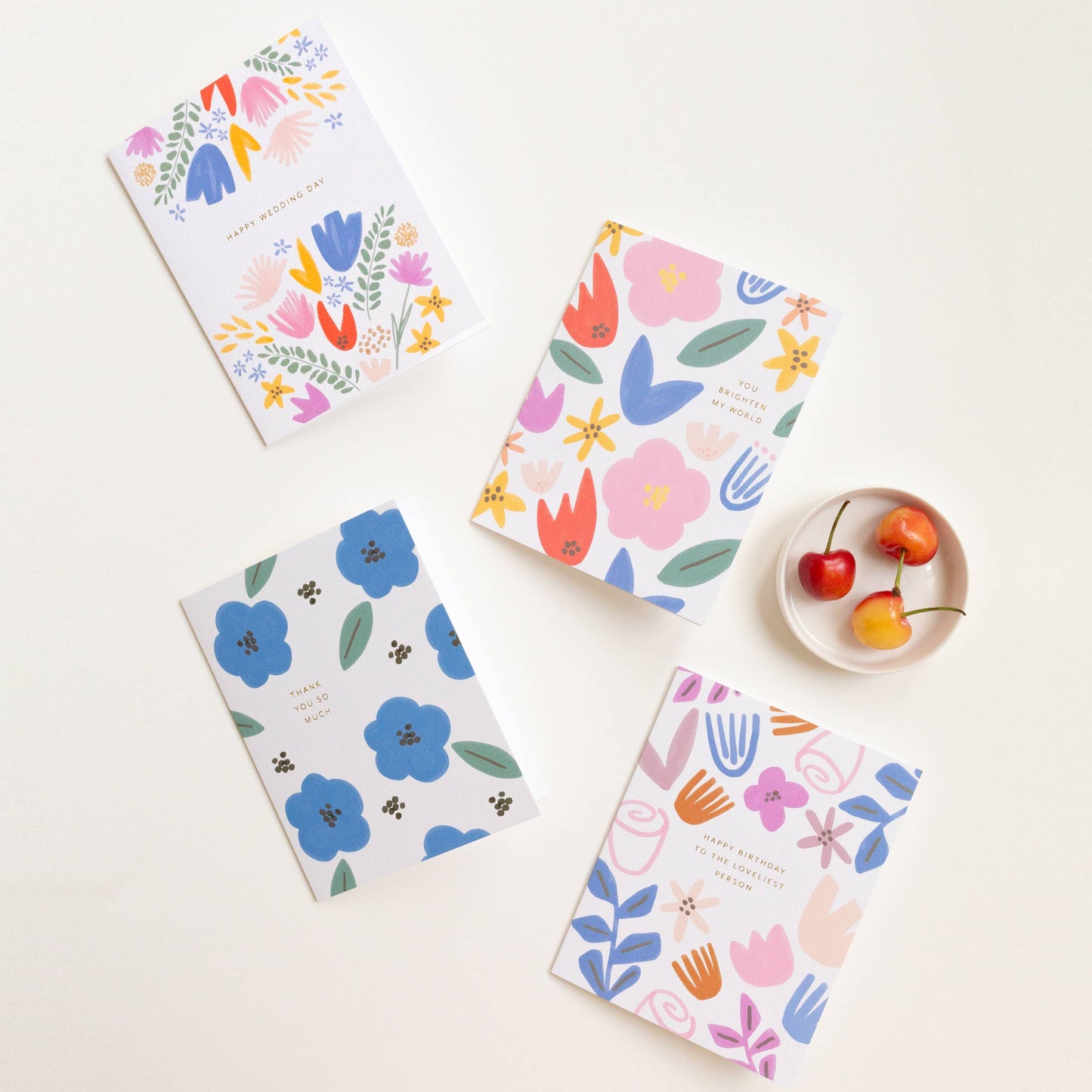 Thank You Blue Florals