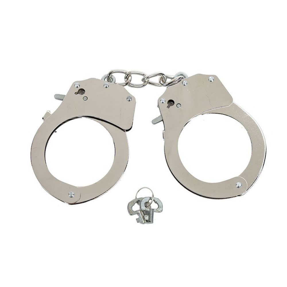 Silver Metal Handcuffs Roleplay Sexy