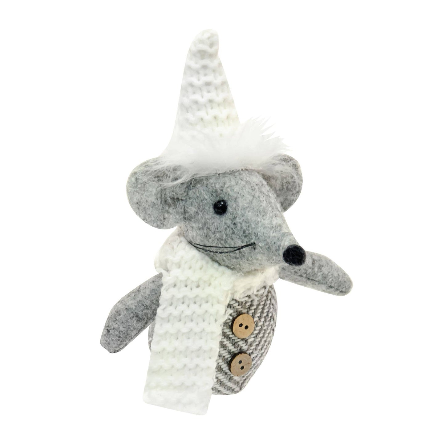 Grey Mouse Ornament