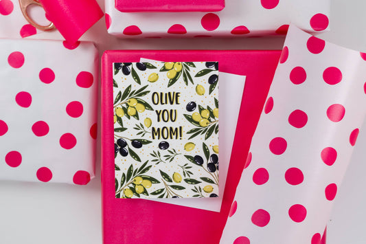 Olive You Mom! - Greeting Card