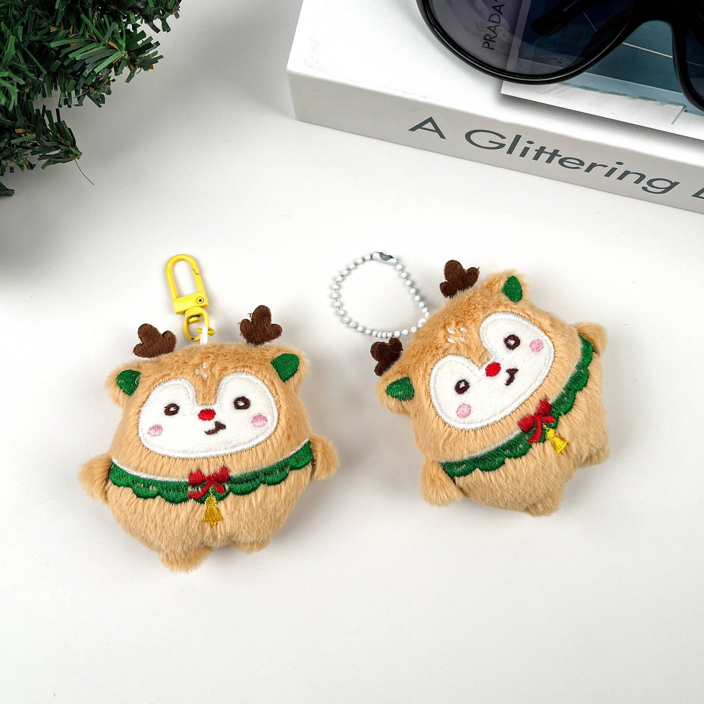 Christmas Pendant, Plush Dolls Cute Keychains