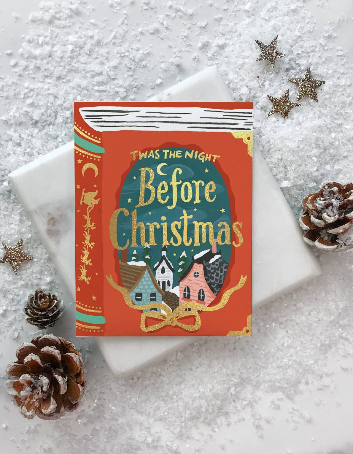 Christmas Book Card - Box Set of 8