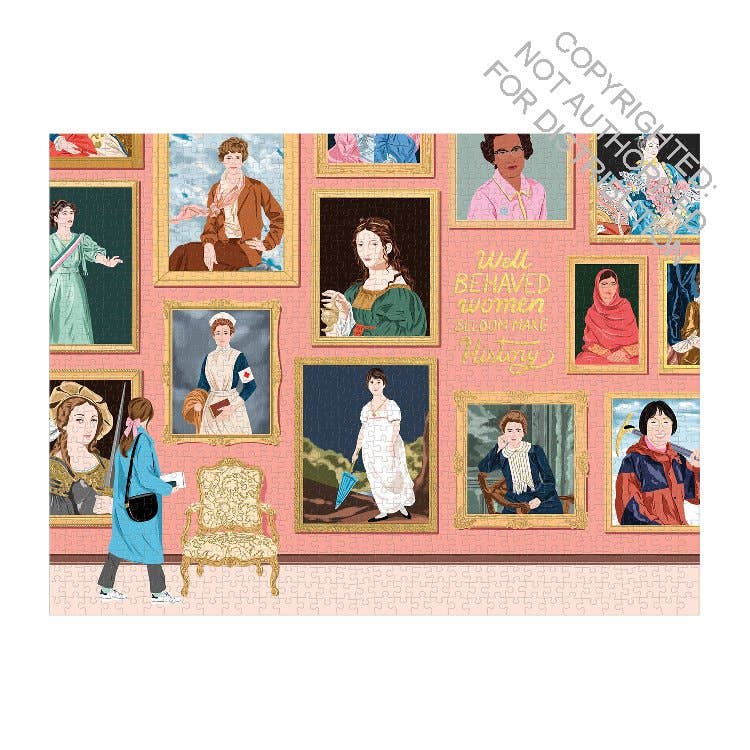 Herstory Museum 1000 Piece Foil Puzzle