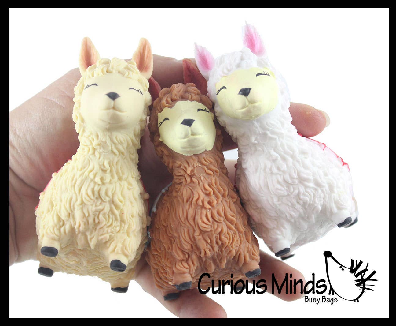 Sand Alpaca Llama - Sand Filled Squishy