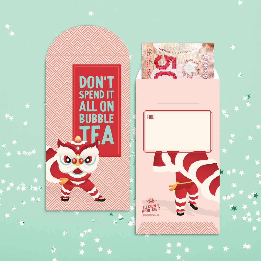 Don't spend it all on bubble tea red pockets