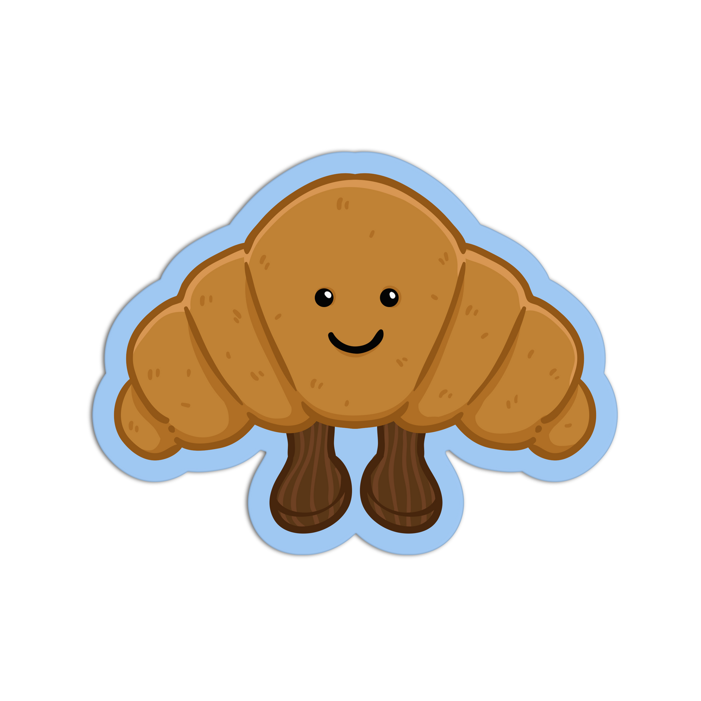 Croissant Stuffed Animal Vinyl Stickers