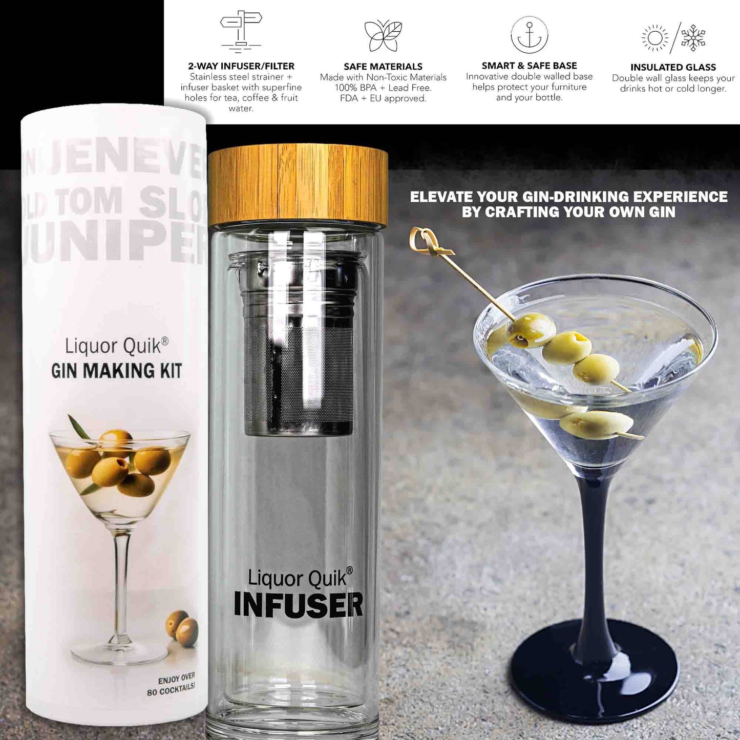 Liquor Quik Gin Making Kit