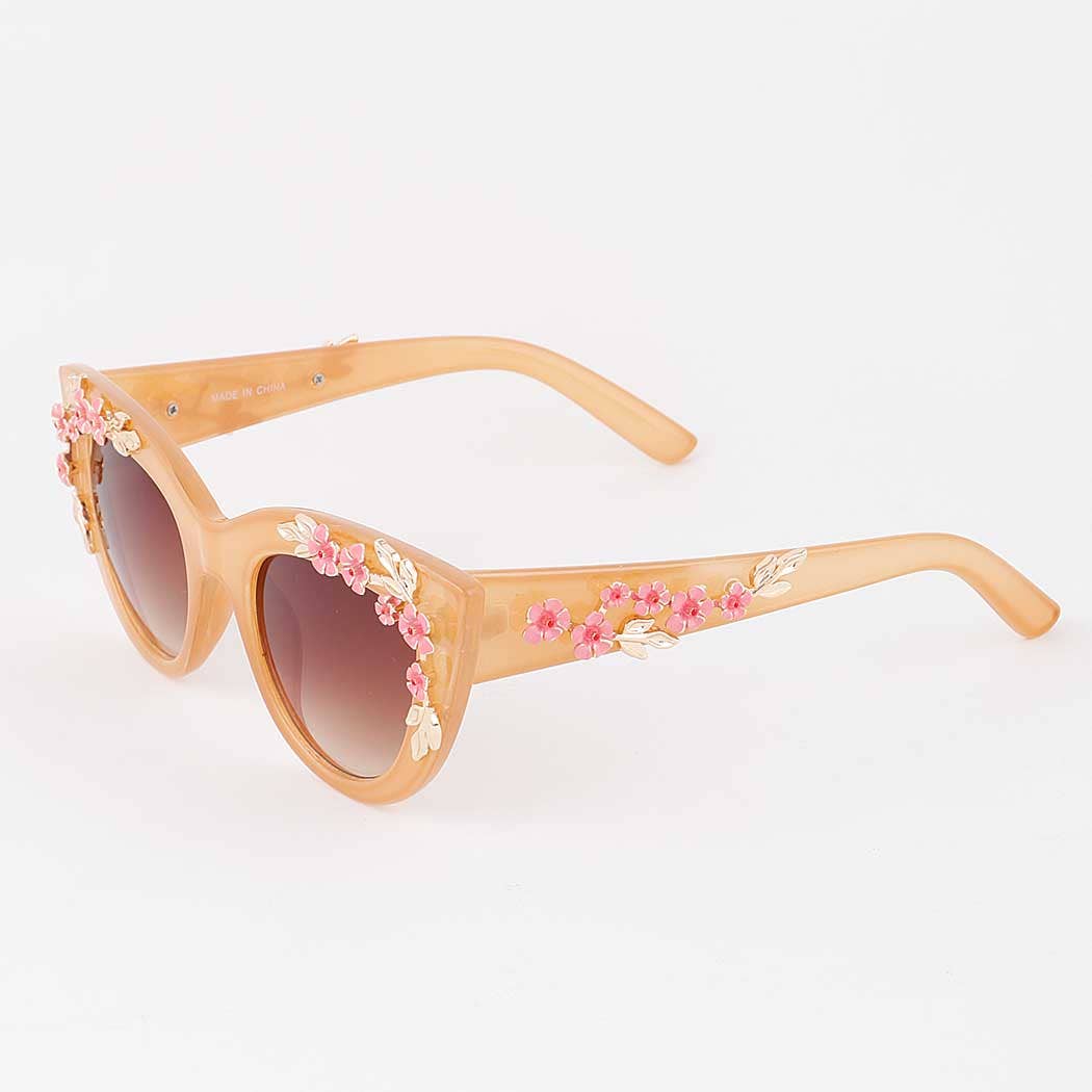 Spring Flower Cateye Sunglasses