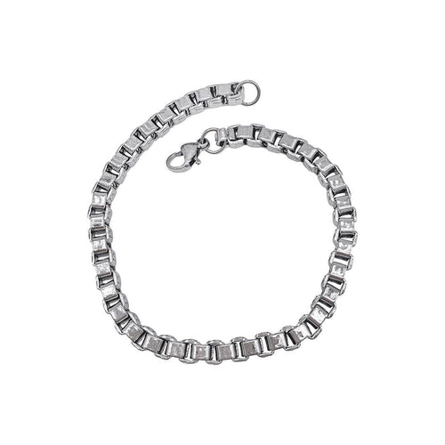 Box Chain Bracelet silver - Front & Company: Gift Store