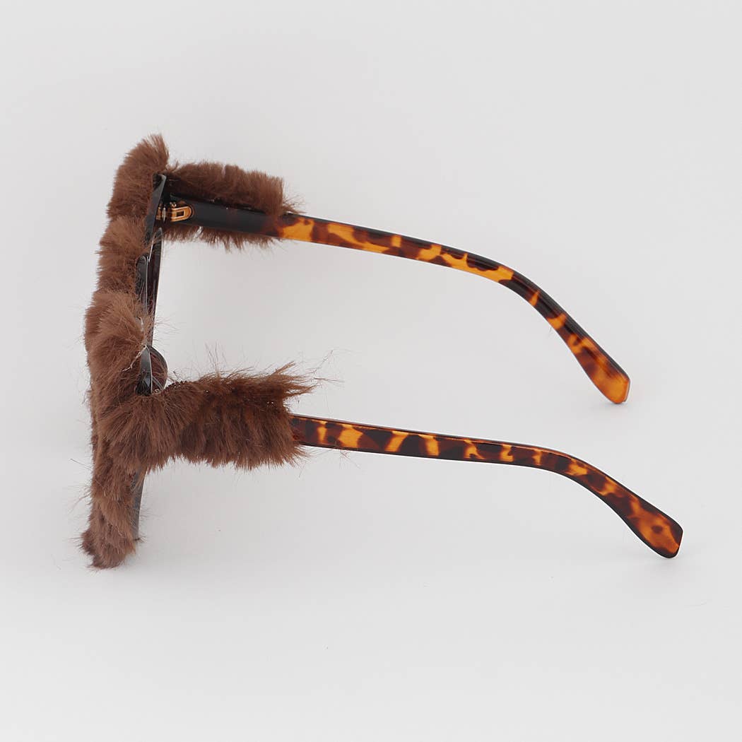 Fur Heart Sunglasses