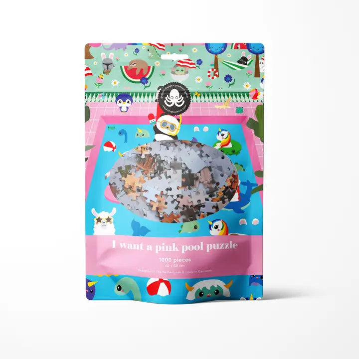 Pink Pool 1000 pieces Jigsaw puzzle