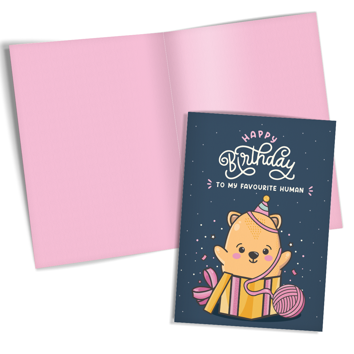 Birthday Card & Cat Crochet Pattern