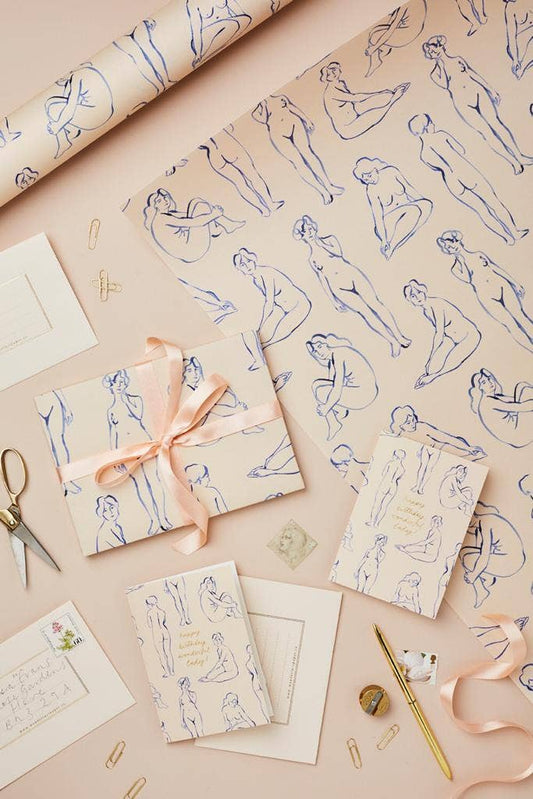 Nudes 'Happy Birthday Wonderful Lady!' Card