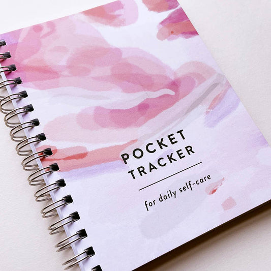 Pocket Spiral Notebook - Pocket Tracker for Self Care