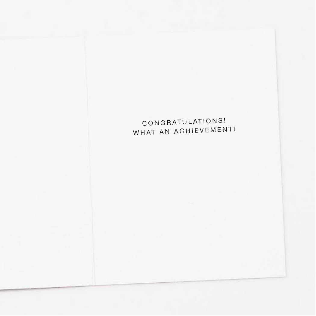 Trophy Congratulations Card