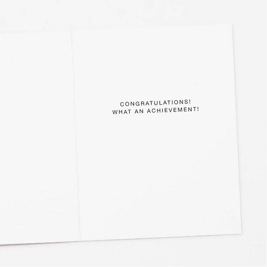 Trophy Congratulations Card