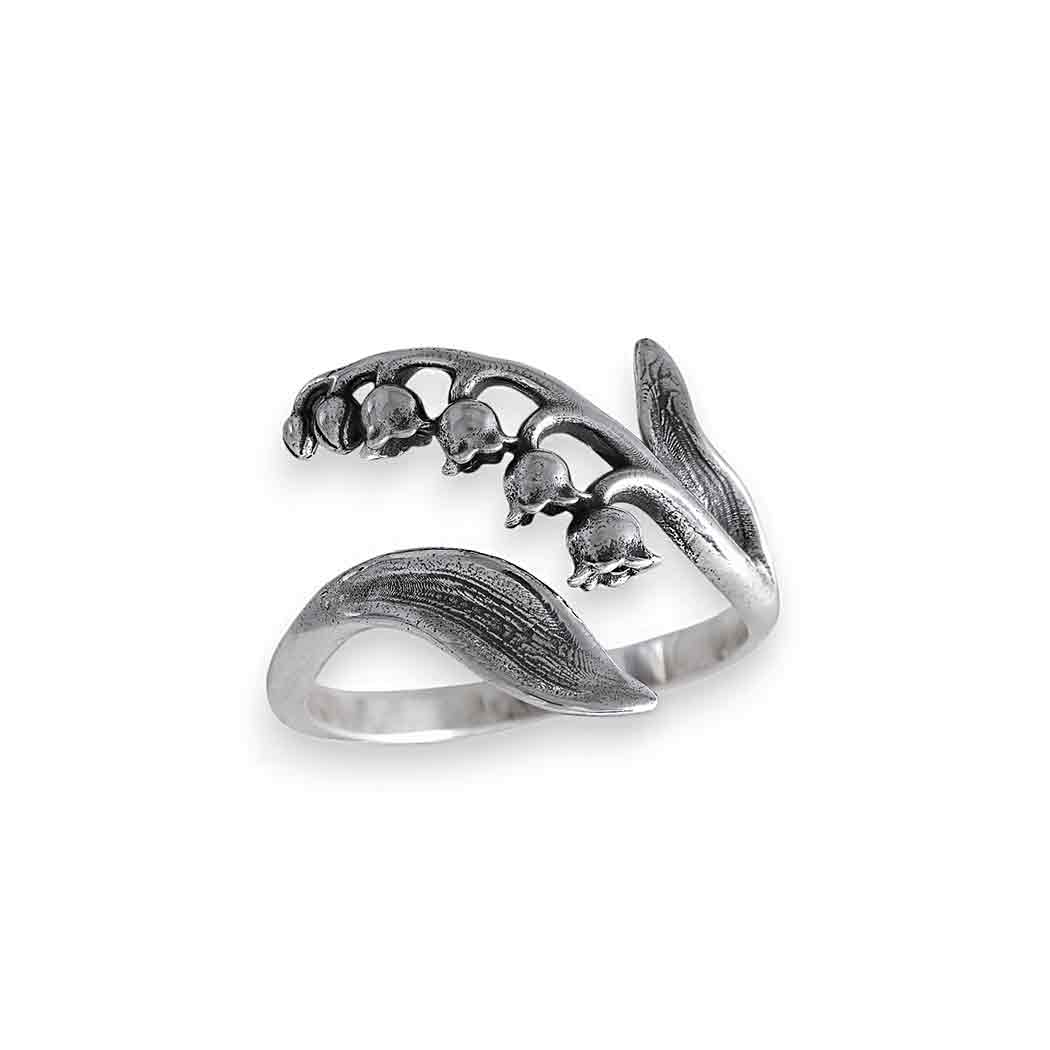 Sterling Silver Adjustable Birth Flower Rings