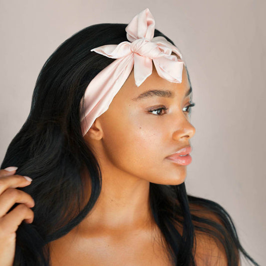 Multi Way Sleep Scarf - Blush