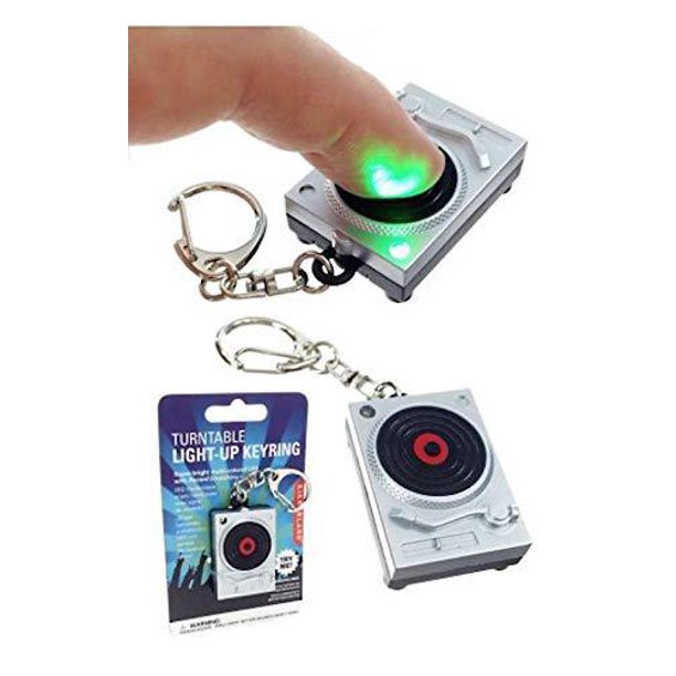 Turntable Led Keychain