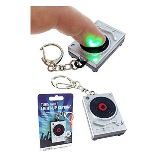 Turntable Led Keychain