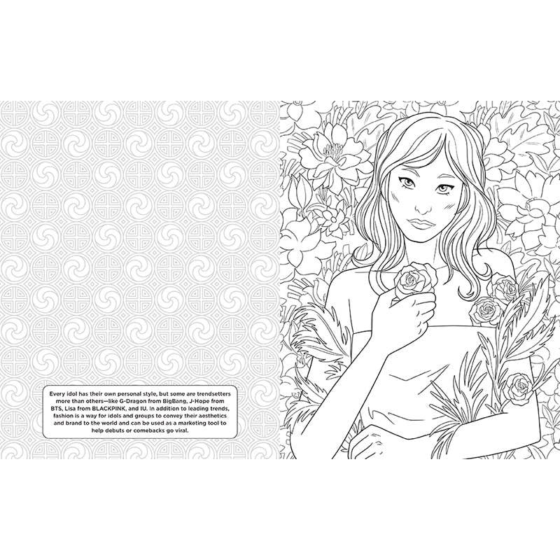 I Love K-pop Coloring and Activity Book