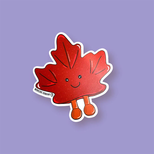 Maple Leaf Vinyl Sticker
