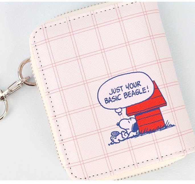 Peanuts Snoopy Strap Wallet Purse
