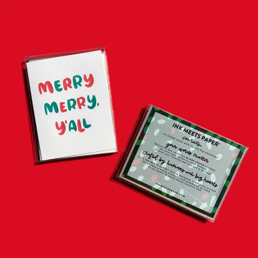 Merry Merry, Y'all - Winter Holidays card