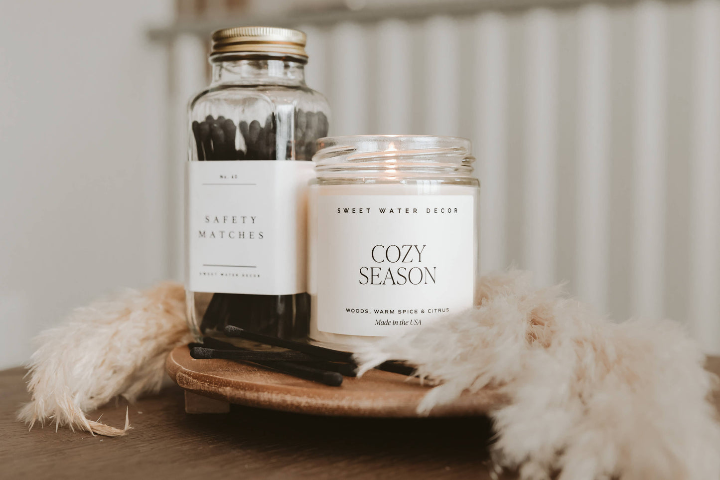 Cozy Season 9 oz Soy Candle - Fall Home Decor & Gifts
