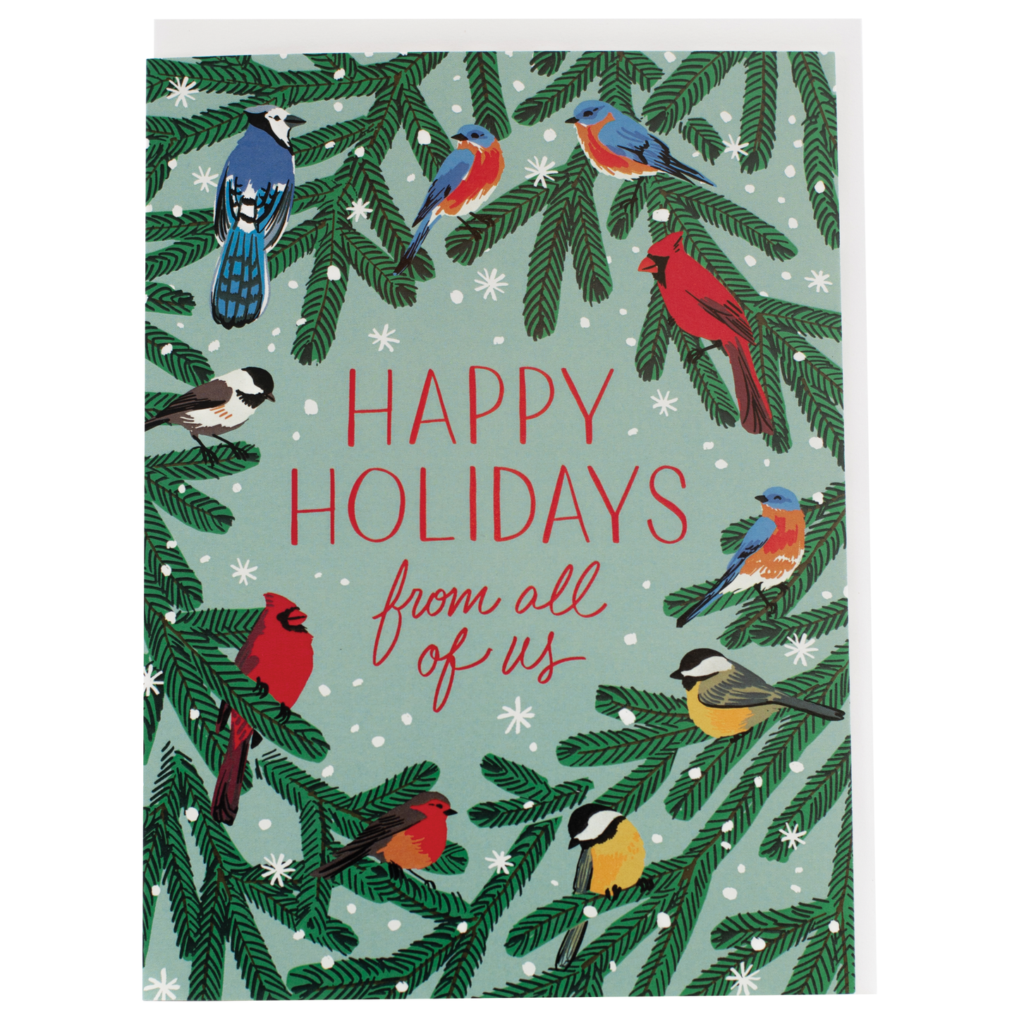 Winter Songbirds Greeting Card