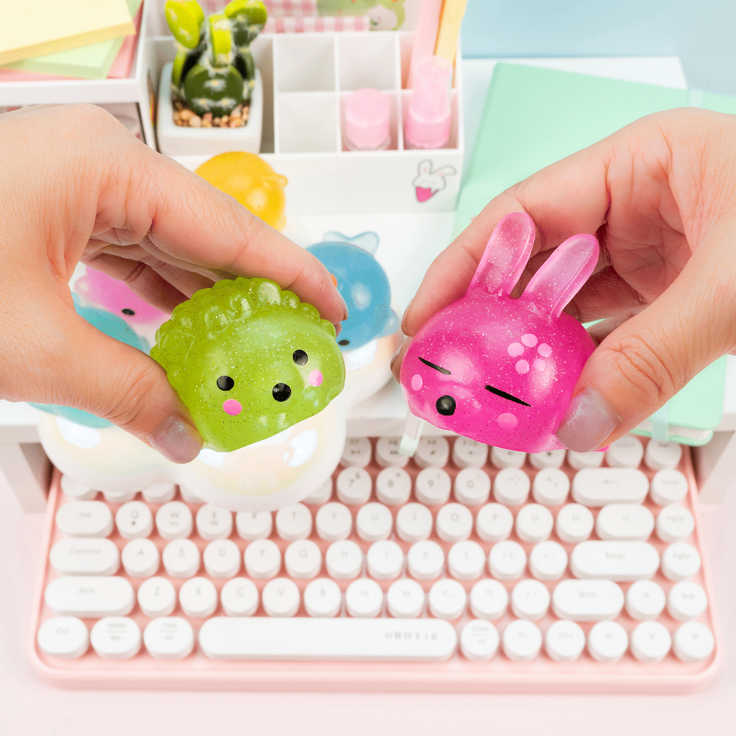 Jumbo Glitter Mochi Sensory Toy