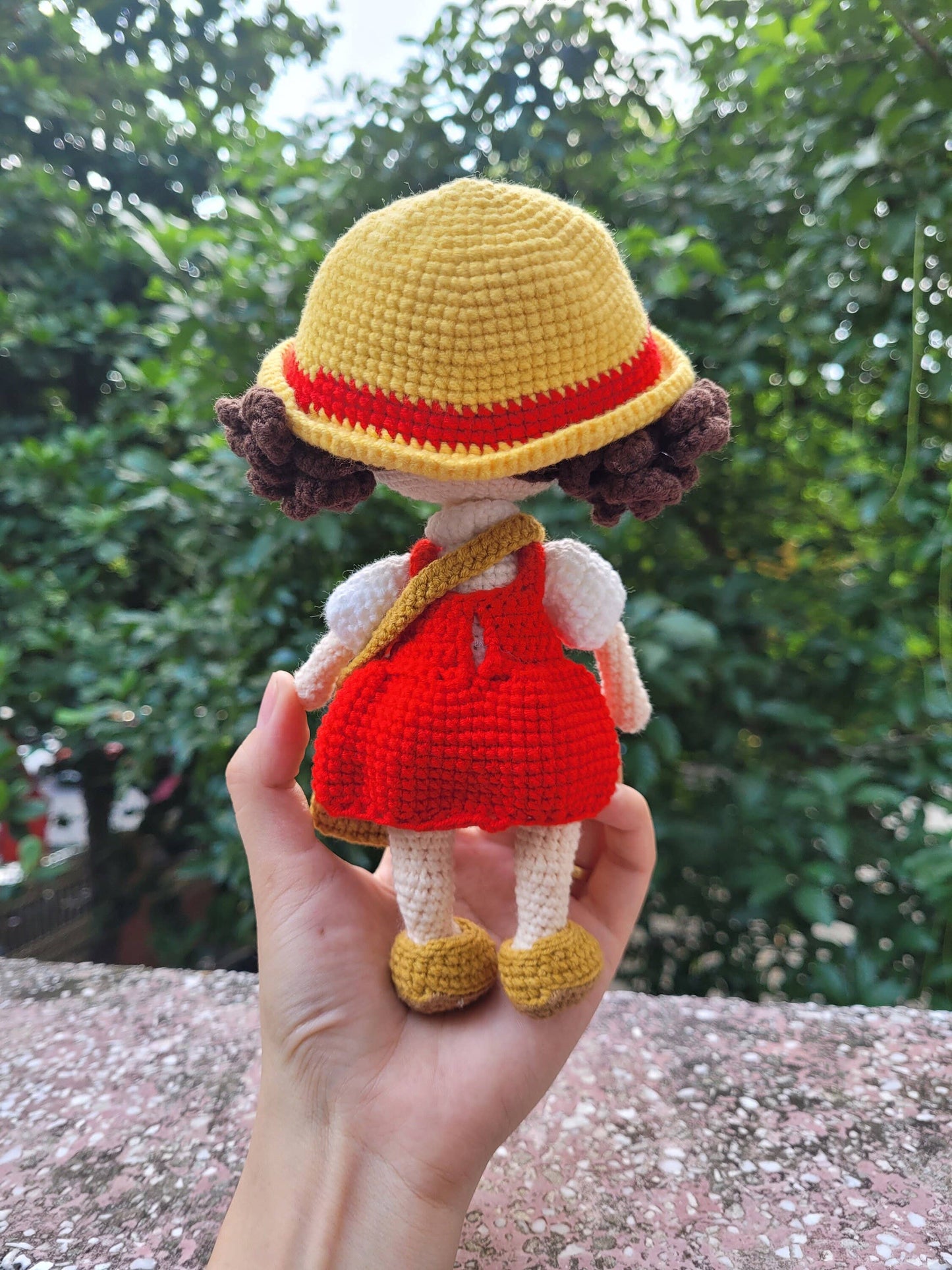Cute Crochet My Dearest Neighbor Totoro & Doll Girl Plushie