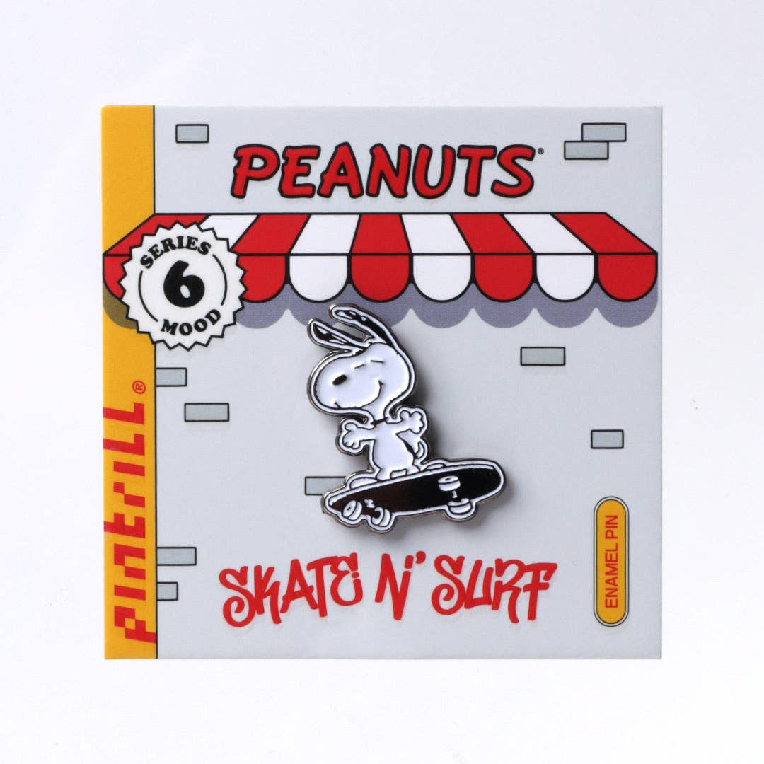 Snoopy Skateboard Pin