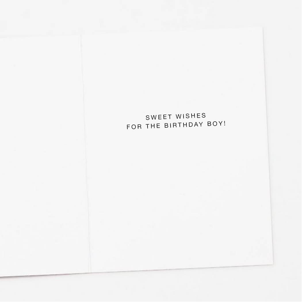 Happy First Birthday Boy (Teal) Card