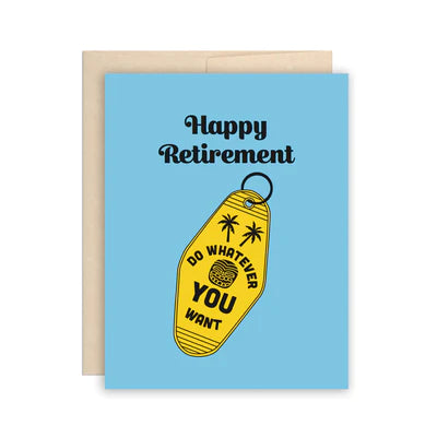 Funny Retirement Card, Keys to Freedom Retirement Card - Front & Company: Gift Store