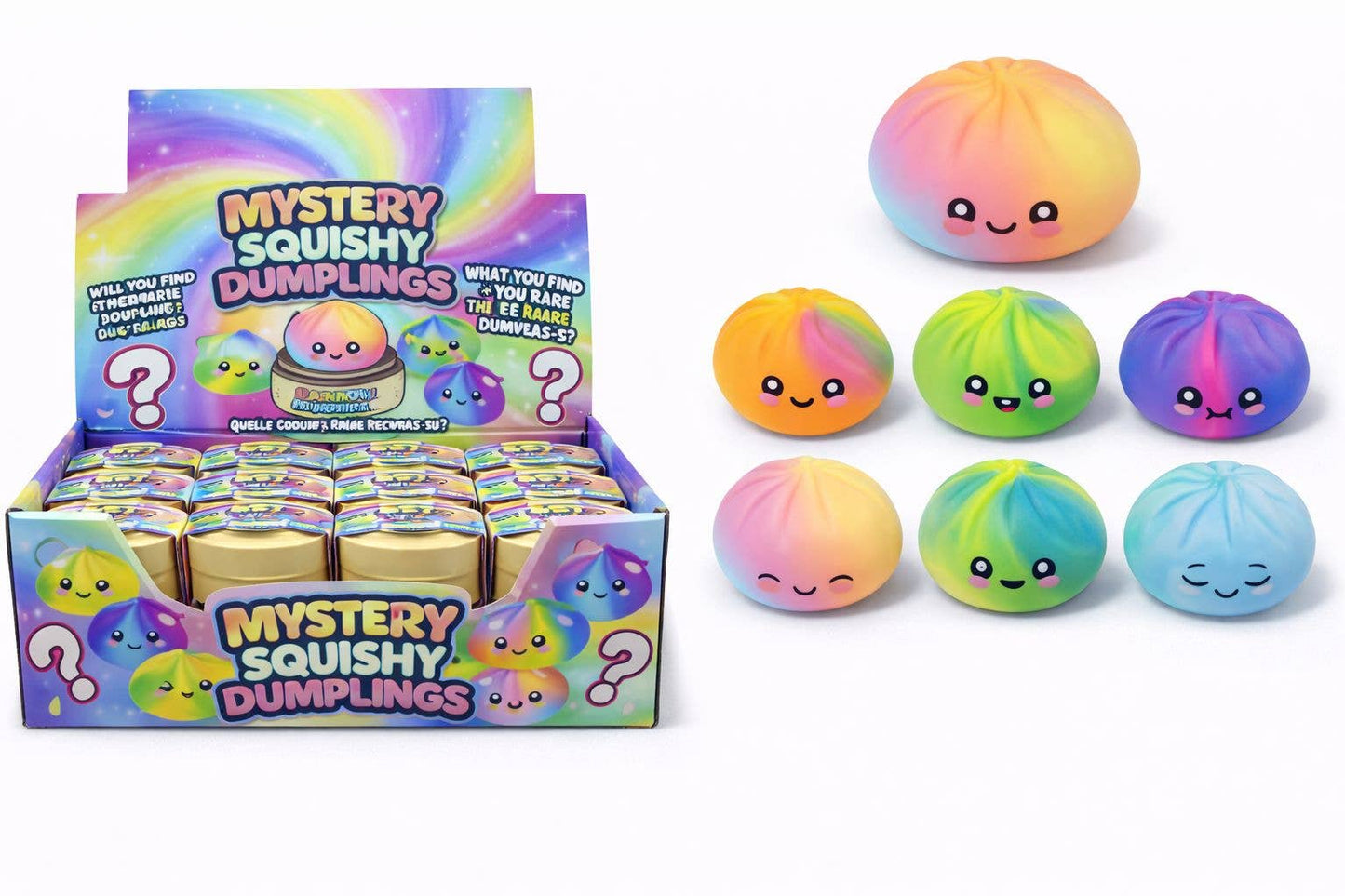 4" Mystery Squishy Dumpling - Tie Dye