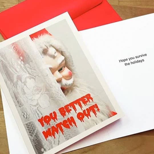 You Better Watch Out Card