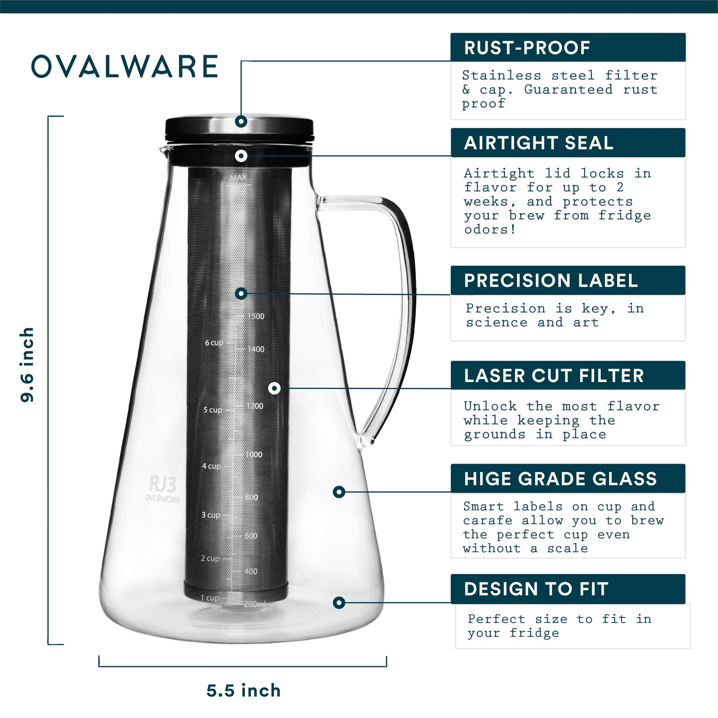 RJ3 1.5L Cold Brew Maker