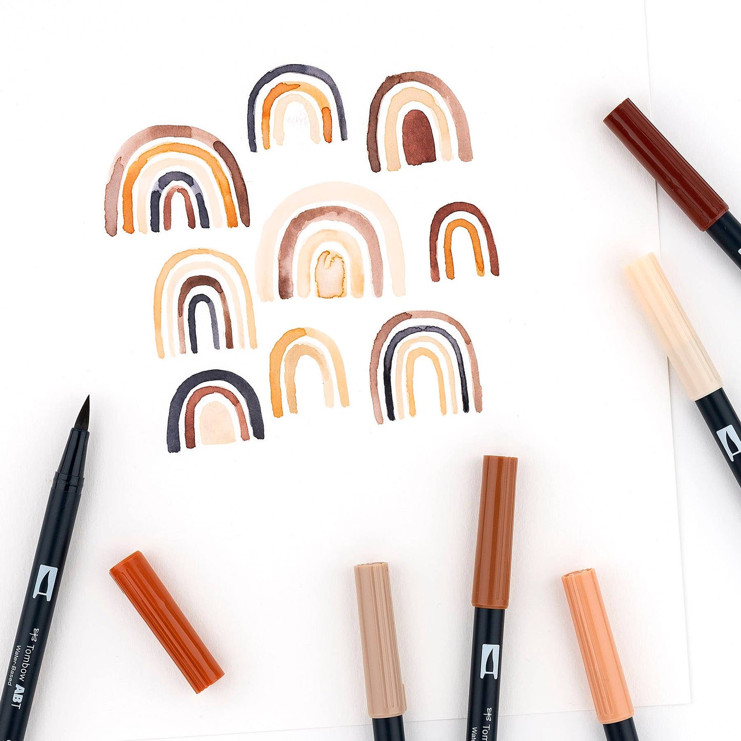 Dual Brush Pen Art Markers: Portrait - 10 Pack