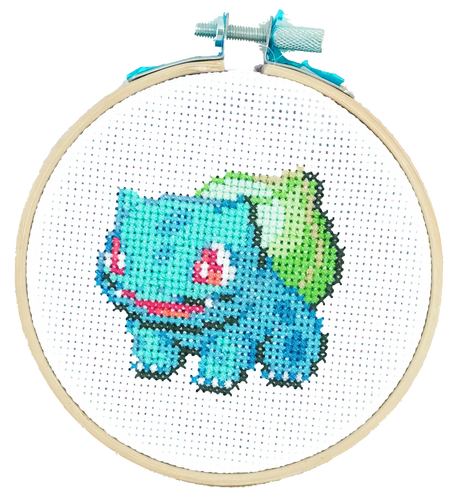 Bulbasaur - DIY Cross Stitch Kit - Front & Company: Gift Store